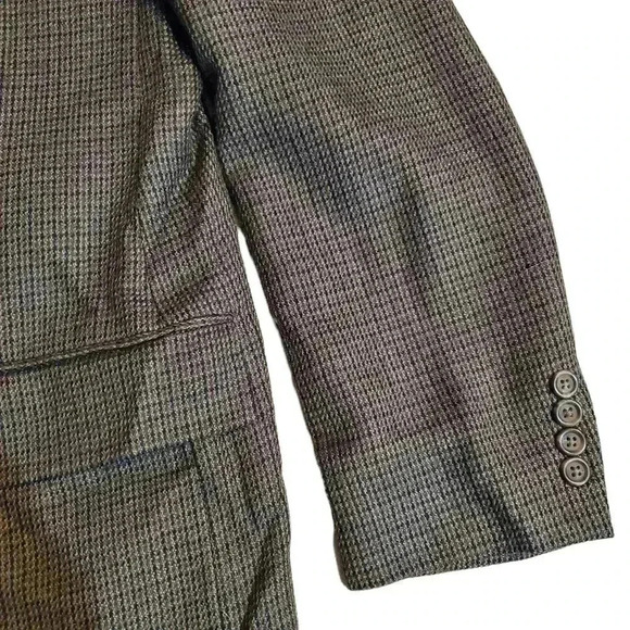 Chaps Ralph Lauren Mens Sz 44 Reg 3-Button Lined Double Vent Blazer Virgin Wool - Picture 6 of 11